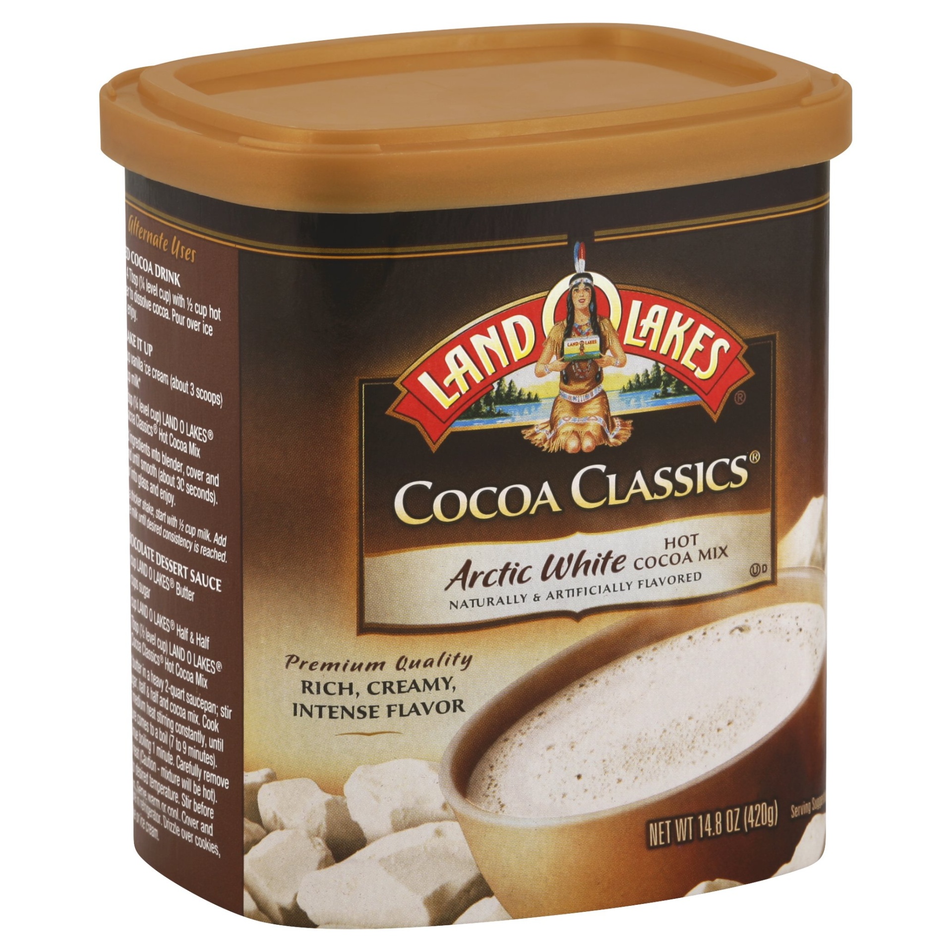 slide 1 of 1, Land O'Lakes Cocoa Arctic White Hot Chocolate Mix - 14.8 oz, 14.8 oz