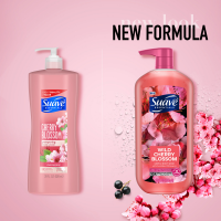 slide 11 of 19, Suave Essentials Gentle Body Wash, Wild Cherry Blossom, 30 oz