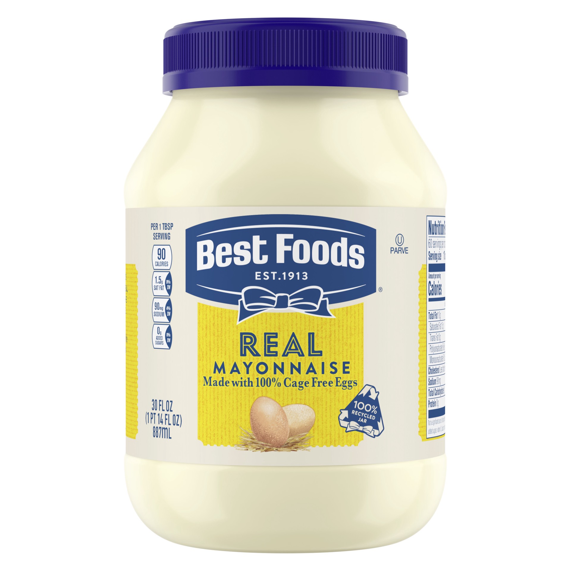 slide 1 of 4, Best Foods Mayonnaise Real 30 FO, 30 oz