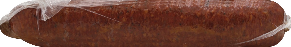 slide 2 of 5, StoneRidge Meat & Country Market Summer Sausage, Natural Casing, Pit Smoked Garlic, 16 oz