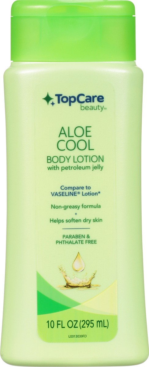 slide 1 of 6, TopCare Beauty Aloe Cool Body Lotion With Petroleum Jelly 10 oz, 10 oz