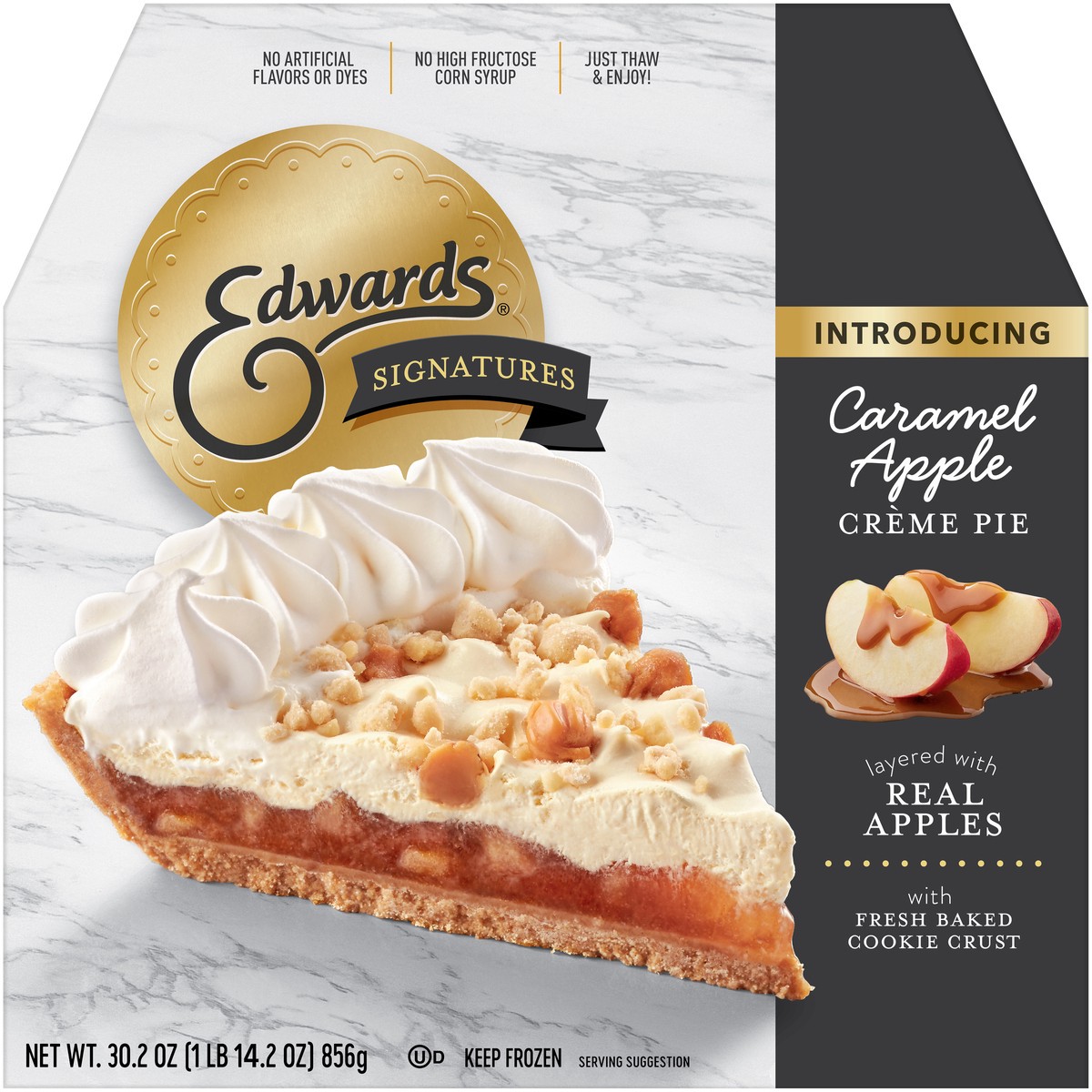 slide 4 of 14, Edwards Apple Signature Apple Creme Pie, 30.2 oz