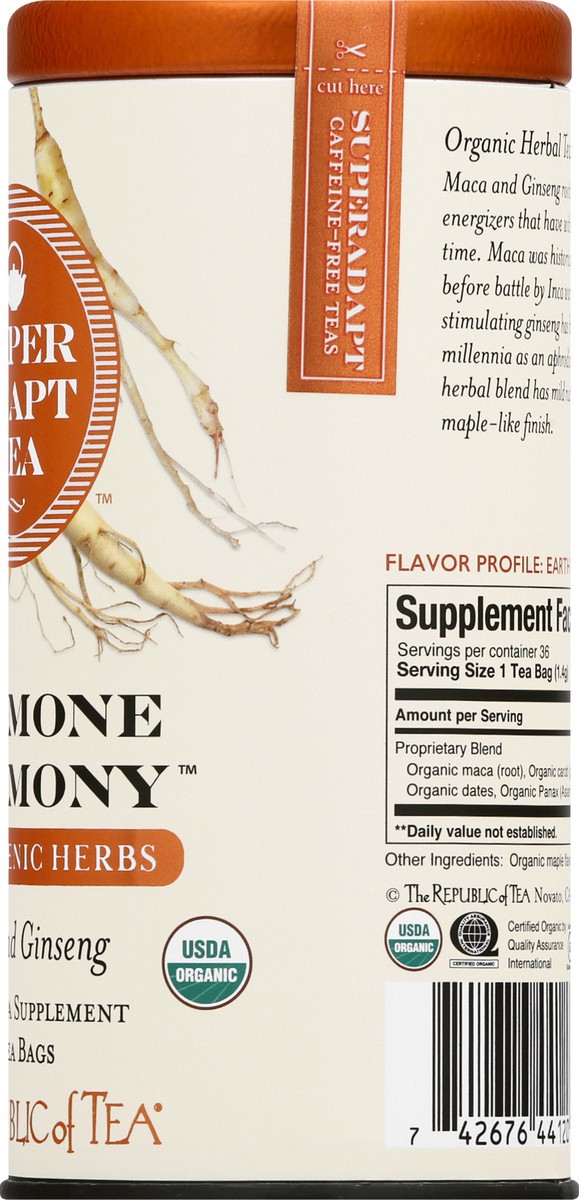slide 4 of 12, The Republic Of Tea Tea Super Adapt Hormone Harmony - 36 ct, 