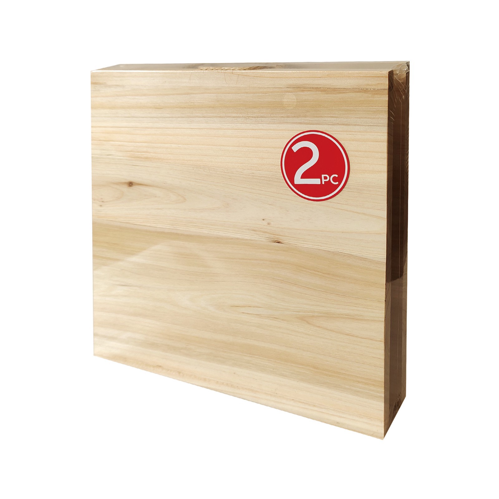 slide 2 of 4, 10" X 10" Natural Wood Square Plaques By Make Market, 2ct., 2 ct