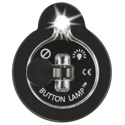 Panther Vision Adhesive Button Led Lamps, Black, Pack Of 6 Lamps