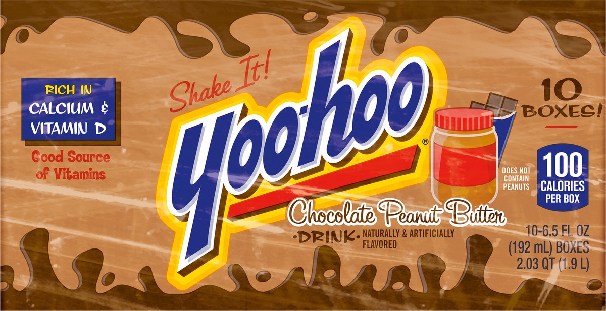 slide 1 of 3, Yoo-hoo Chocolate Peanut Butter Drink- 10 ct, 10 ct