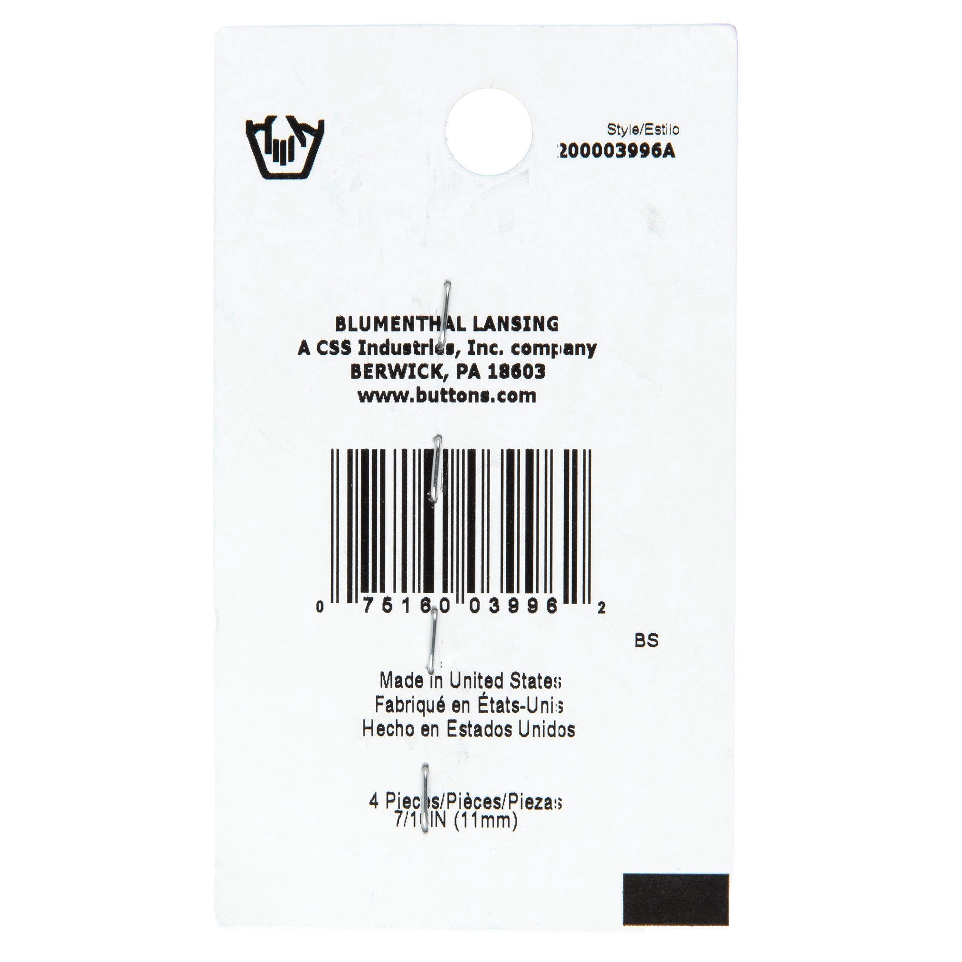 slide 3 of 3, Blumenthal Lansing Spectrum Cool 7/16" Royal Blue Shank Buttons, 4ct., 4 ct