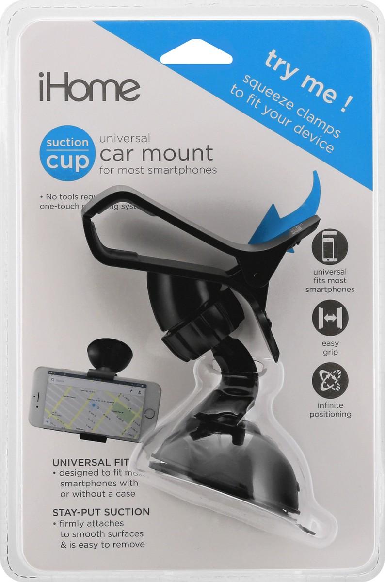 slide 8 of 9, iHome Suction Cup Car Mount 1 ea, 1 ct