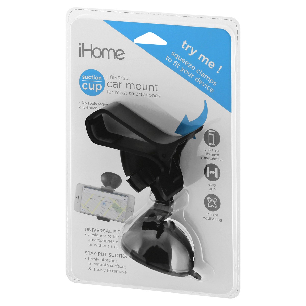 slide 7 of 9, iHome Suction Cup Car Mount 1 ea, 1 ct
