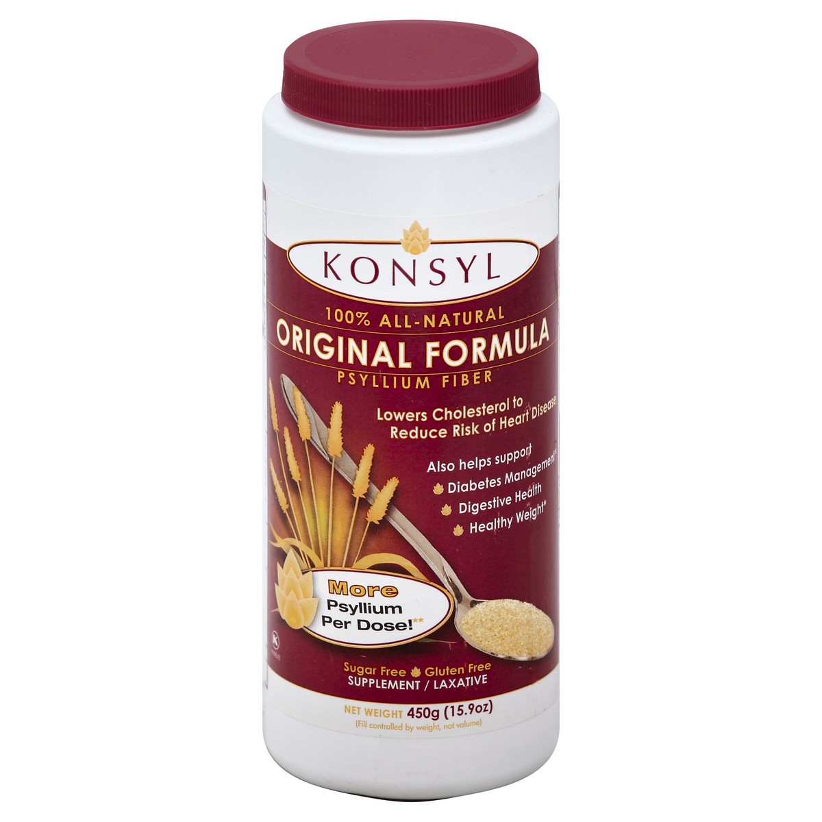 slide 3 of 3, Konsyl Psyllium Fiber 15.9 oz, 15.9 oz