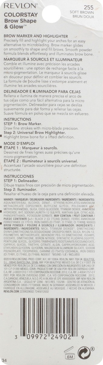 slide 6 of 11, Revlon Brow Shape & Glow 0.02 ea, 0.012 oz