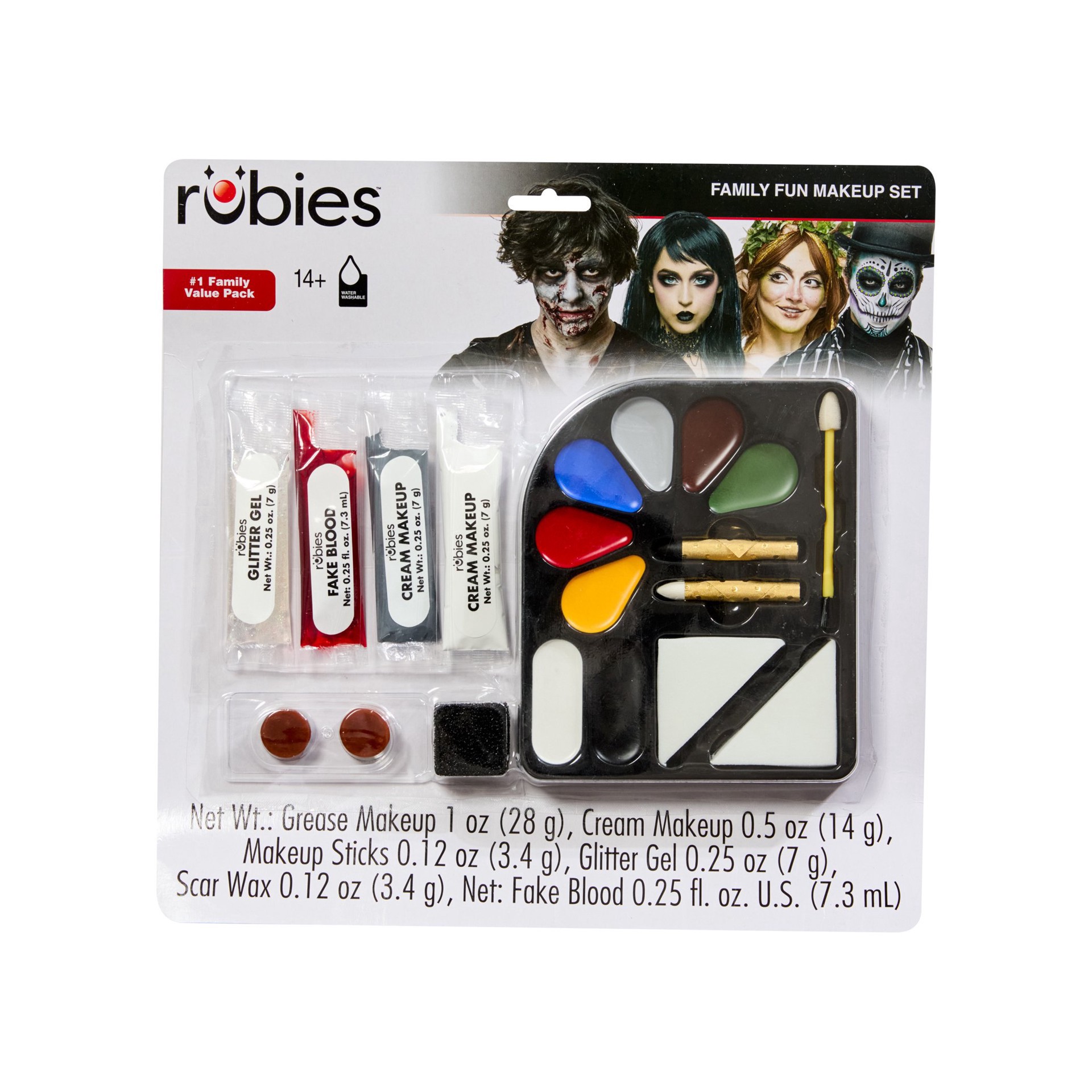 slide 1 of 1, Rubie's Costume Family Fun Make-Up Set, 1 ct