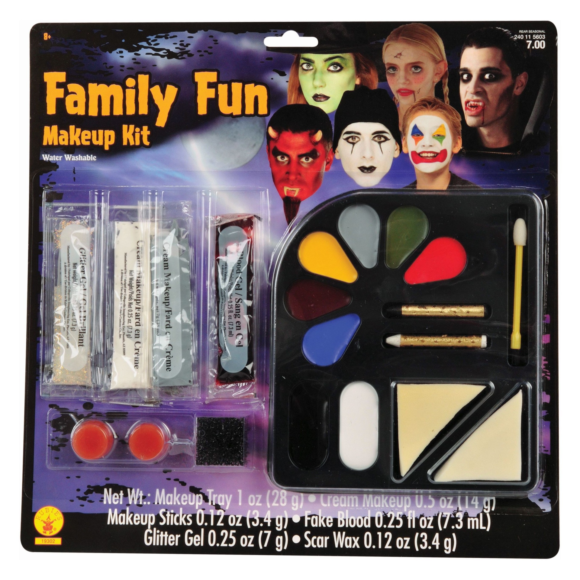 slide 1 of 1, Rubie's Costume Family Fun Make-Up Set, 1 ct