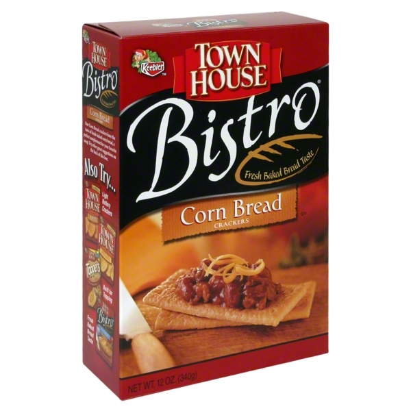slide 1 of 1, Th Bistro Cornbread Crackers, 1 ct