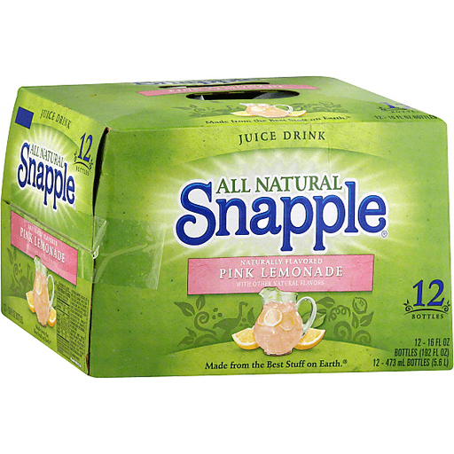 slide 2 of 2, Snapple Pink Lemonade, 12 ct; 16 fl oz