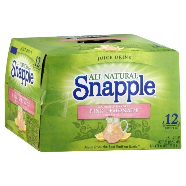 slide 1 of 2, Snapple Pink Lemonade, 12 ct; 16 fl oz