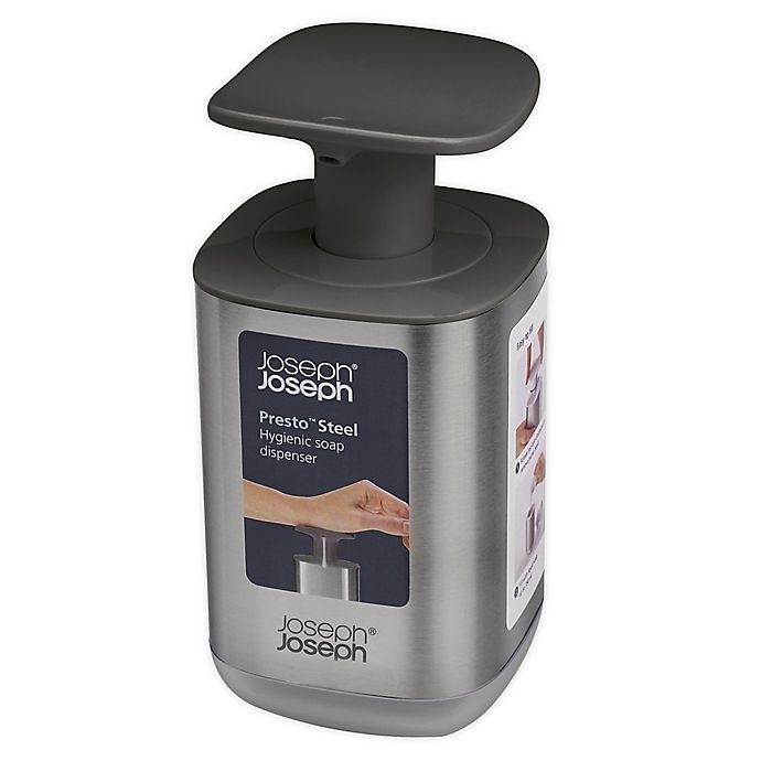 slide 1 of 4, Joseph Joseph Stainless Steel Soap Dispenser - Metallic Stainless Steel, 1 ct