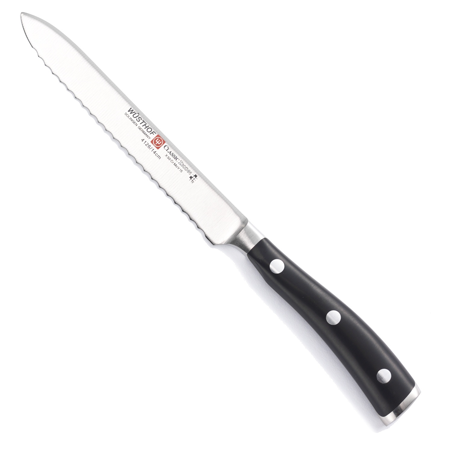 slide 1 of 1, Wüsthof Classic Ikon Sausage Knife, 5 in