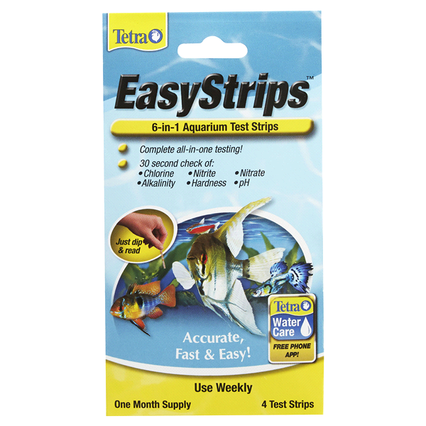 slide 1 of 1, Tetra Easystrips 6-in-1 Test, 4 ct