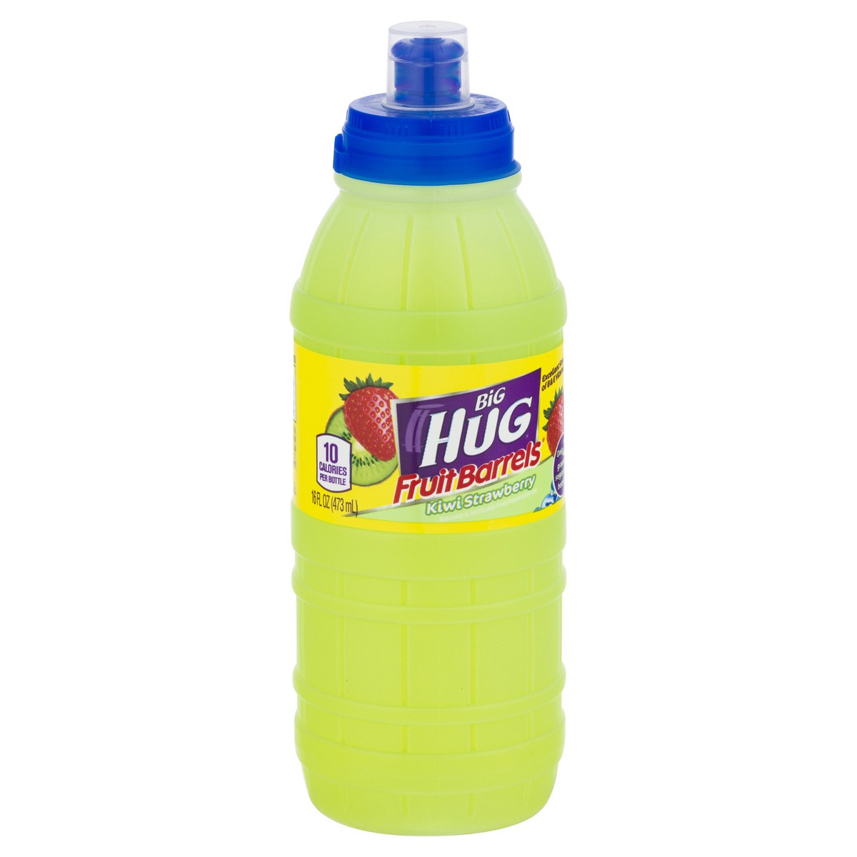 slide 2 of 13, Big Hug Fruit Barrels Kiwi Strawberry Fruit Drink 16 oz, 16 oz