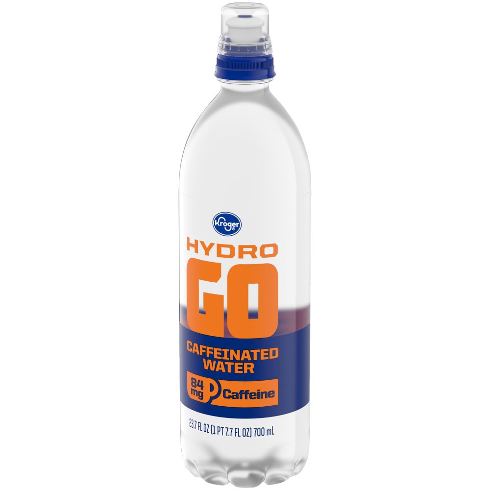 slide 4 of 4, Kroger Hydro Go Caffeinated Water - 23.7 fl oz, 23.7 fl oz