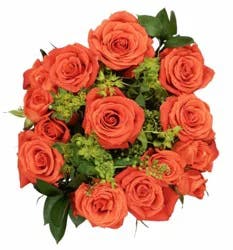 Bloom Haus Classic Rose Bouquet - Orange