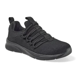 Vively Men's Shadow Wide Running Shoe, Black, Size 9.5W