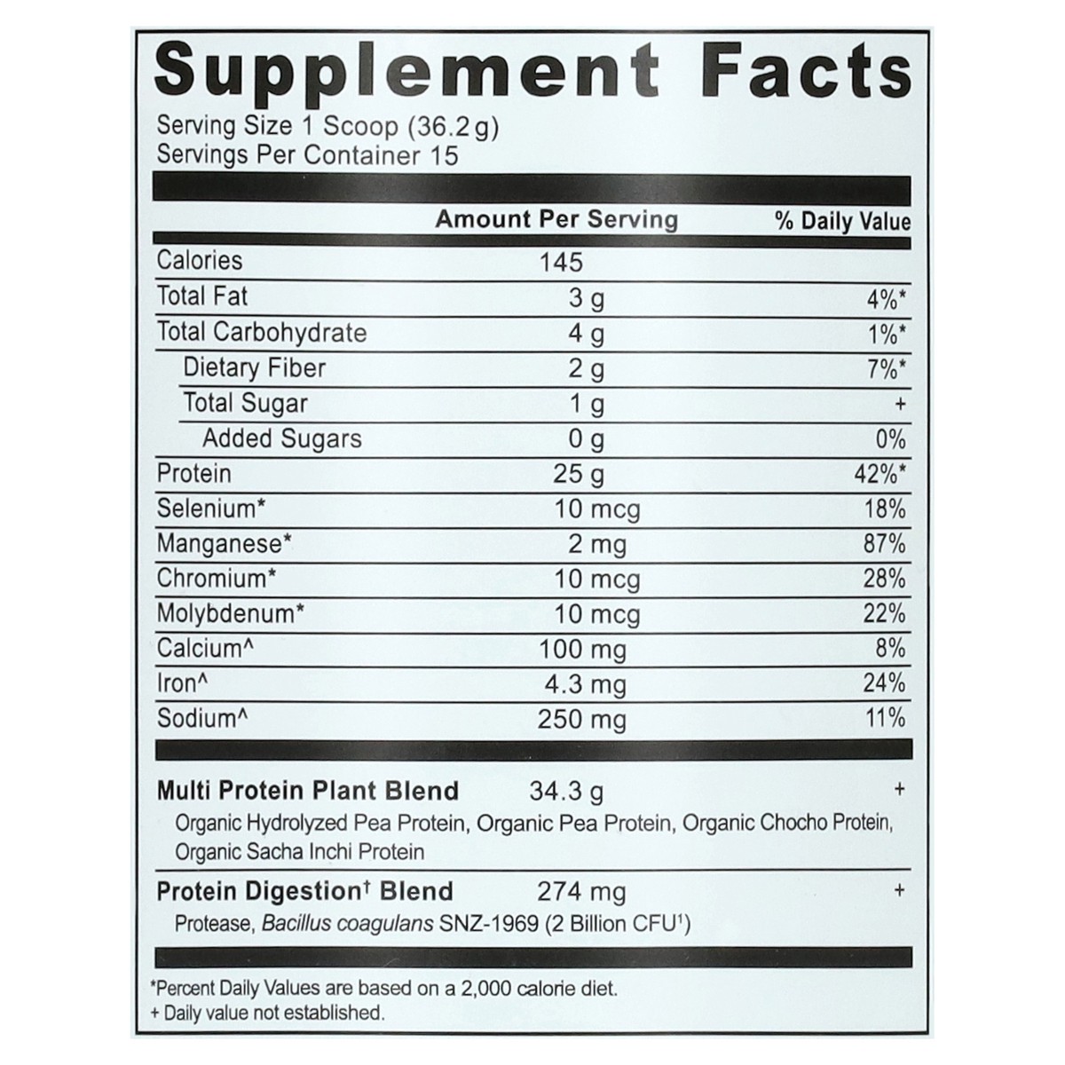 slide 7 of 15, Ancient Nutrition Vanilla Protein Plant Powder, 544 gram