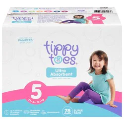 Tippy Toes Diapers Super Club Pack Size 5