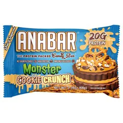 Anabar Protein-Packed Monster Cookie Crunch Candy Bar 2.39 oz