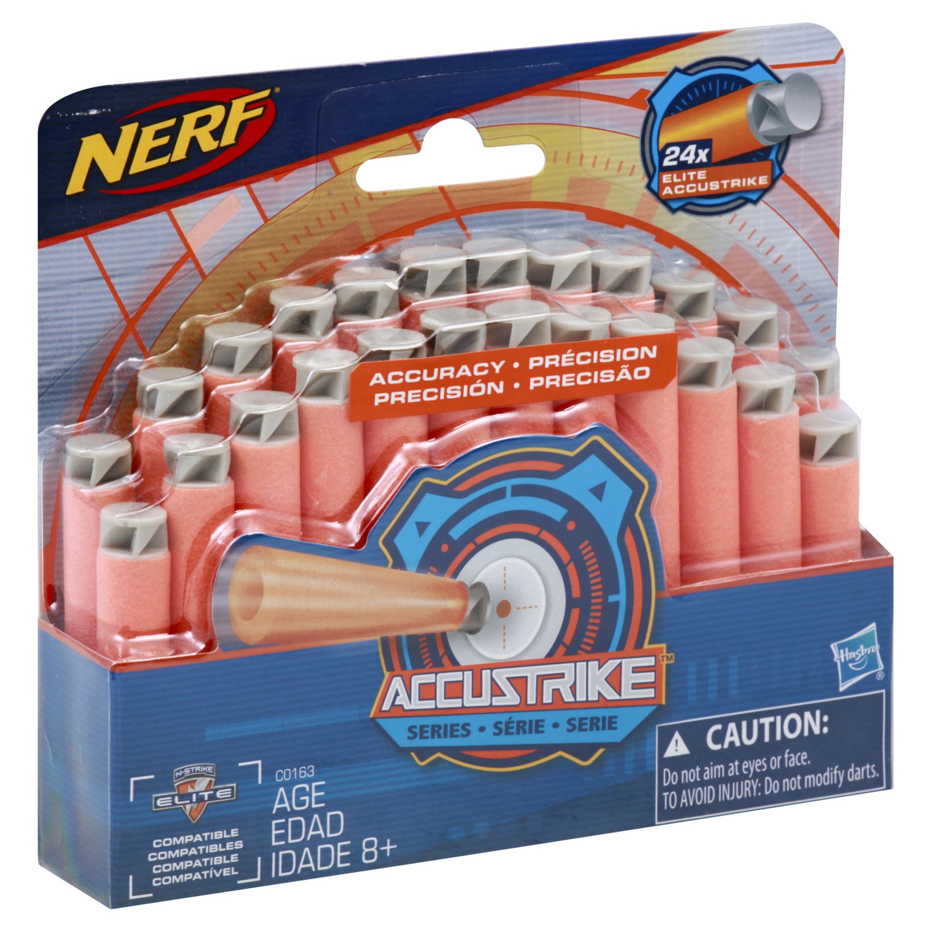 slide 1 of 4, Nerf N-Strike Elite AccuStrike Series Refill, 24 ct