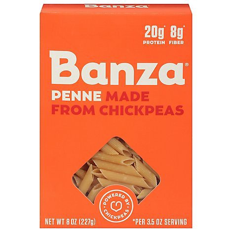 slide 1 of 1, Banza Pasta Chickpea Penne - 8 Oz, 8 oz