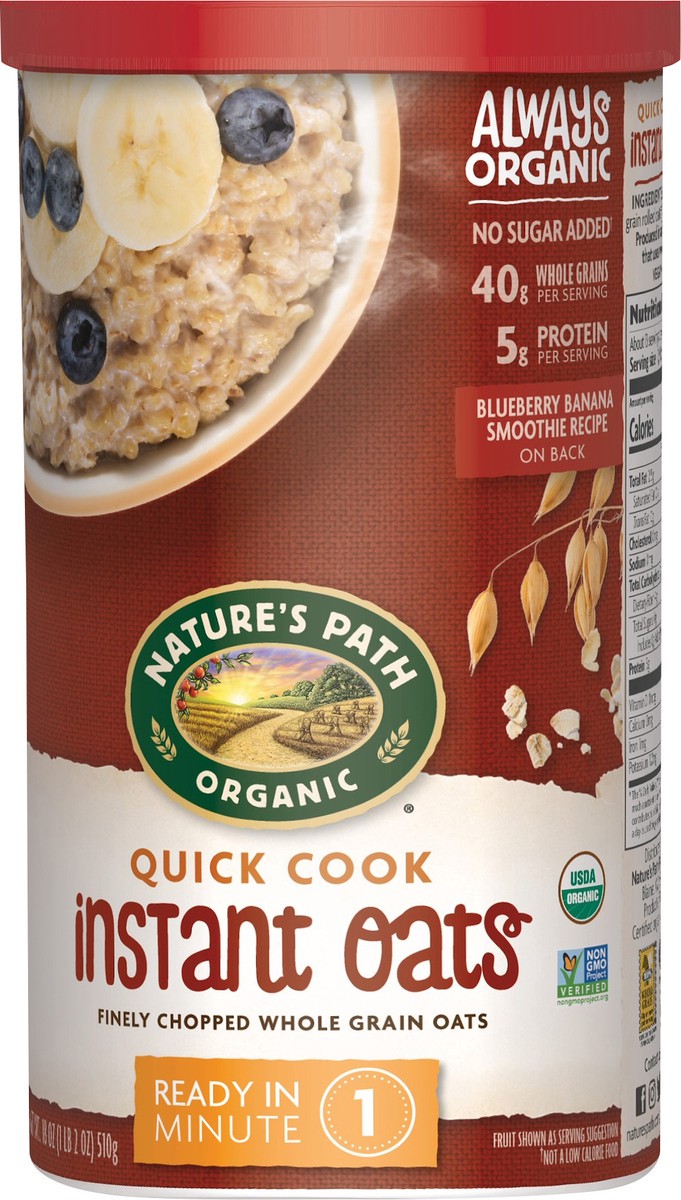 slide 1 of 6, Nature's Path Organic Organic Instant Oats 18 oz, 18 oz