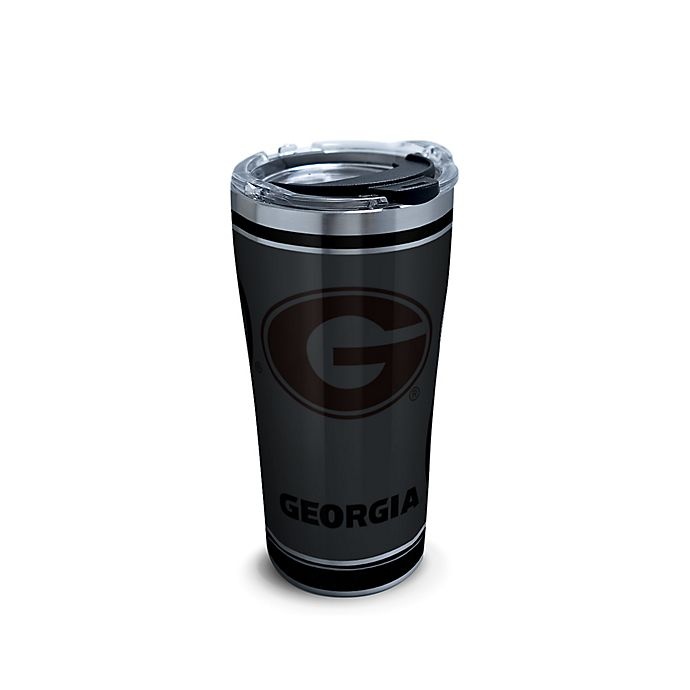 slide 1 of 1, NCAA Tervis University of Georgia Blackout Stainless Steel Tumbler with Lid, 20 oz