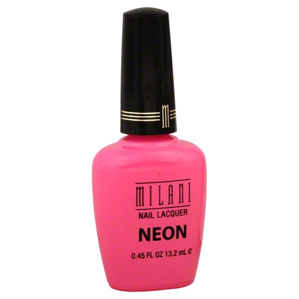 slide 1 of 1, Milani Neon Nail Lacquer Pink Hottie 507, 0.45 oz