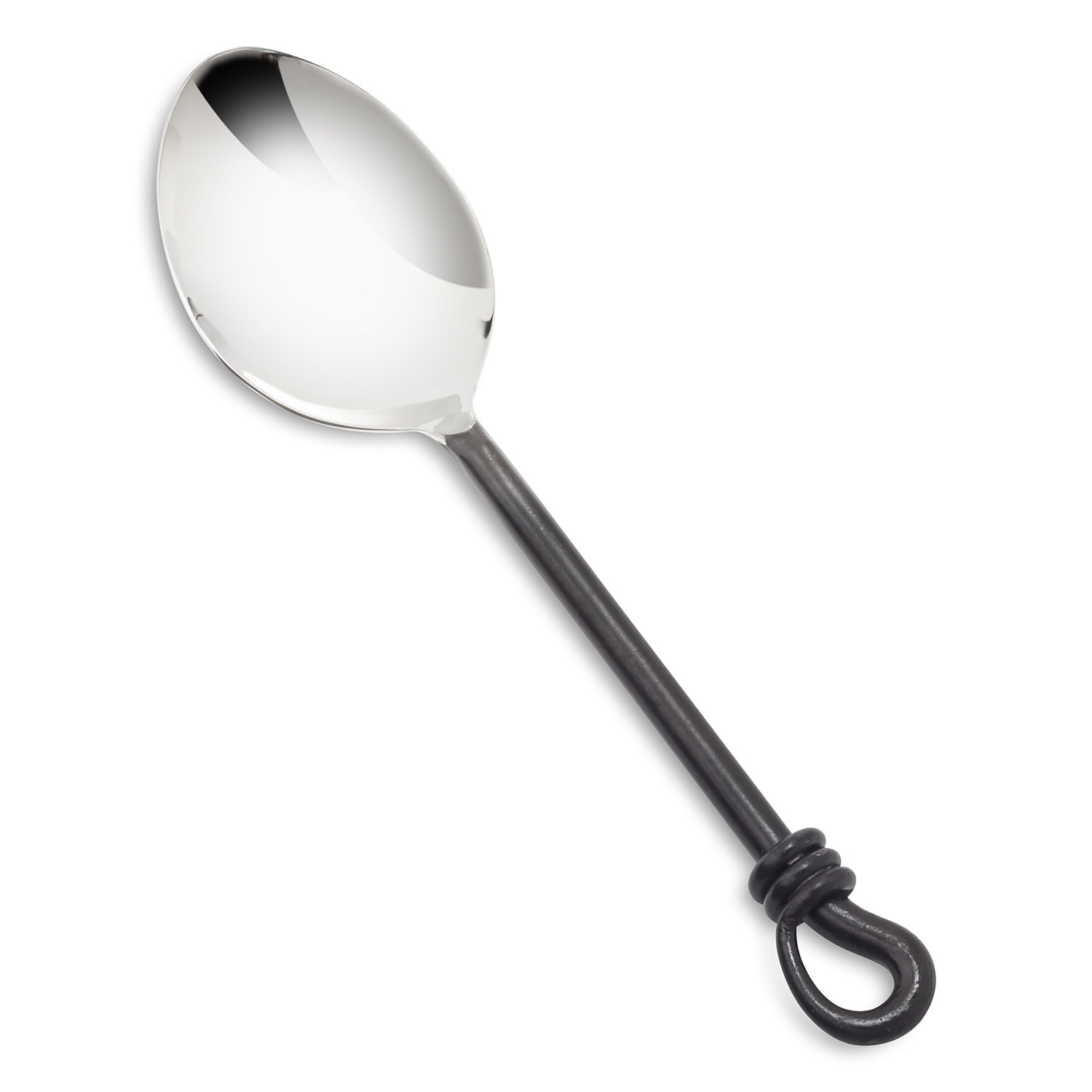 slide 1 of 1, Sur La Table Knotted Serving Spoon, 1 ct