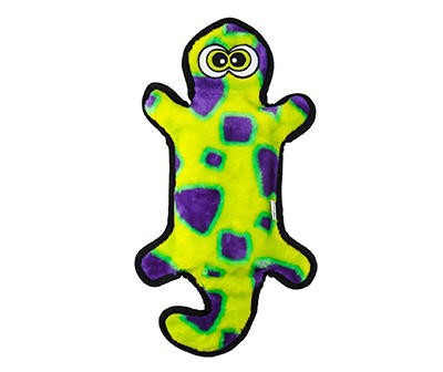 slide 1 of 1, Outward Hound Invincibles 4 Squeak Yellow/Green Gecko, 1 ct