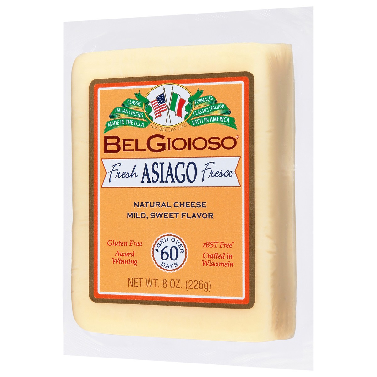 slide 2 of 10, BelGioioso Fresh Asiago Cheese 8 oz, 8 oz