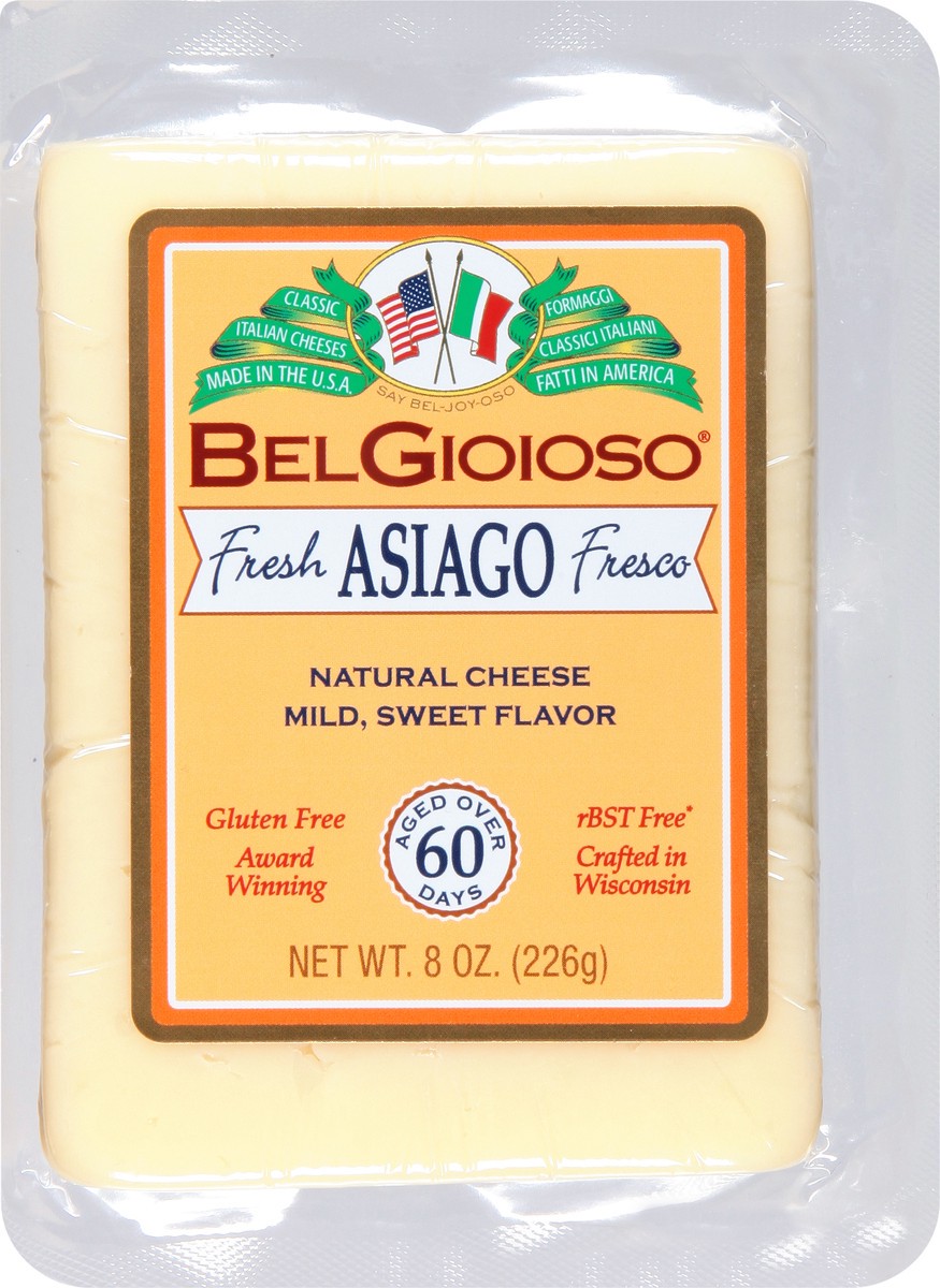 slide 1 of 10, BelGioioso Fresh Asiago Cheese 8 oz, 8 oz