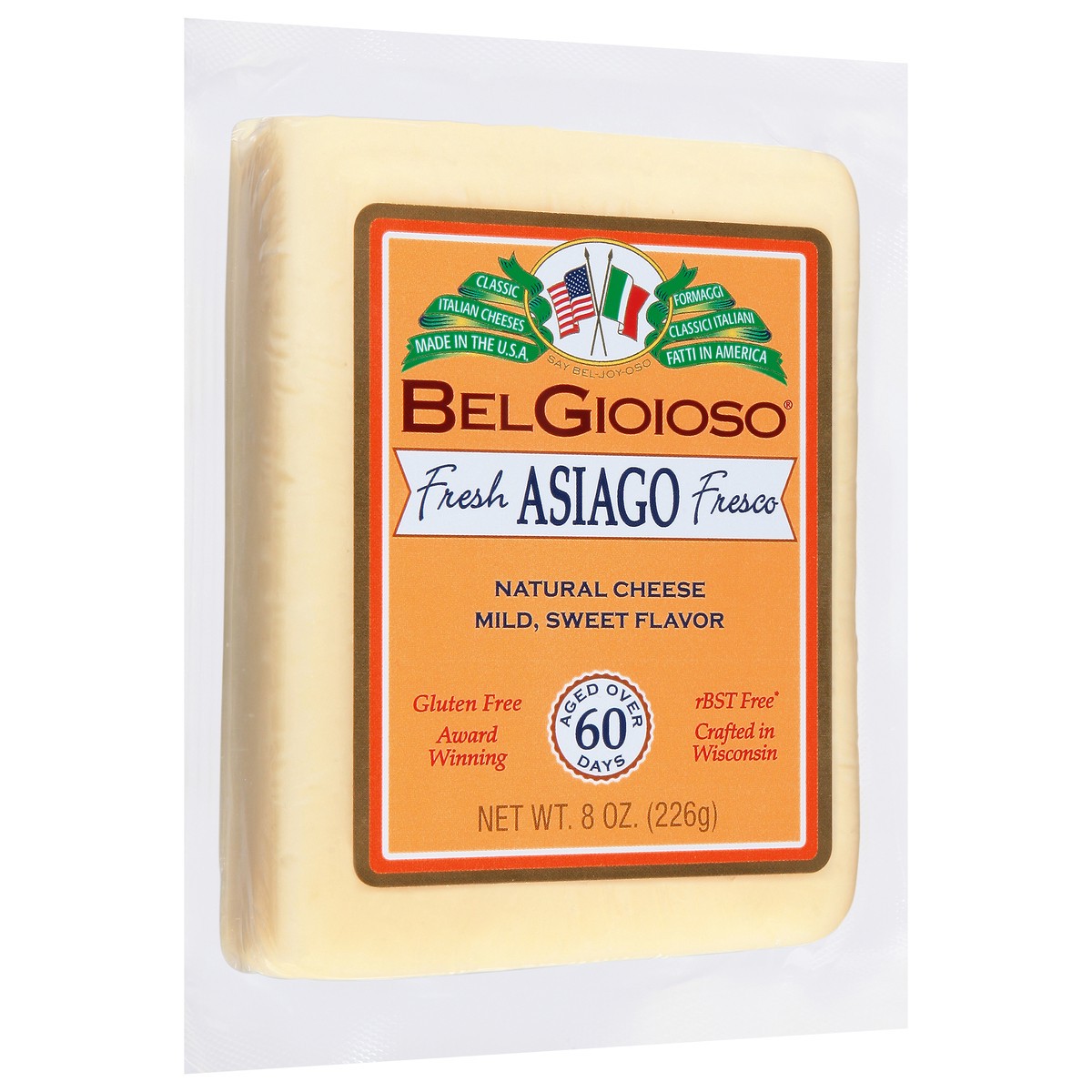 slide 5 of 10, BelGioioso Fresh Asiago Cheese 8 oz, 8 oz