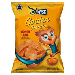 Wise Honey BBQ Potato Chips 7.5 oz
