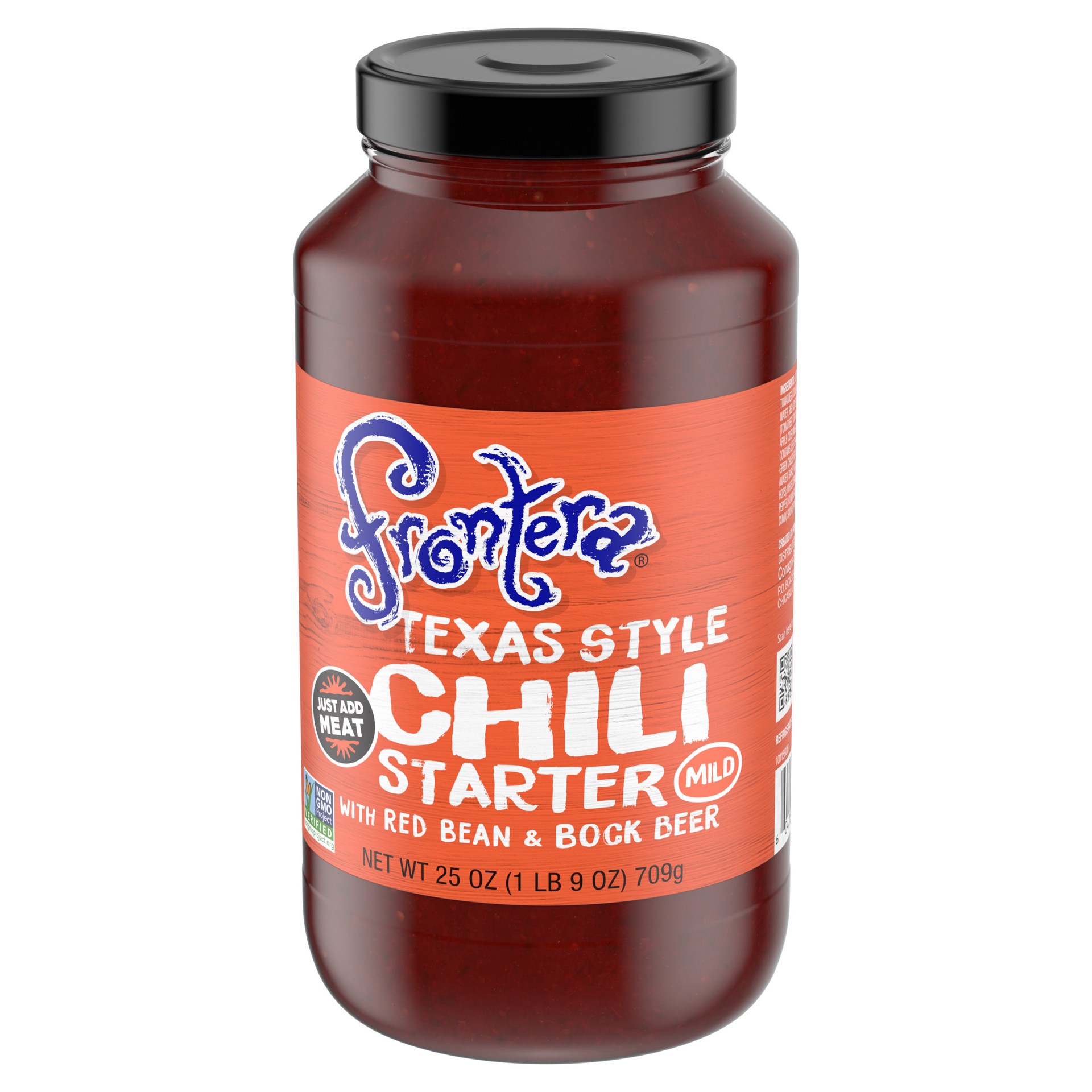 slide 5 of 5, Frontera Mild Texas Style Chili Starter 25 oz, 25 oz