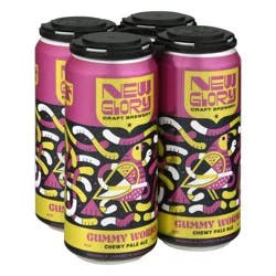 New Glory Craft Brewery Chewy Pale Ale Gummy Worms Beer 4 ea