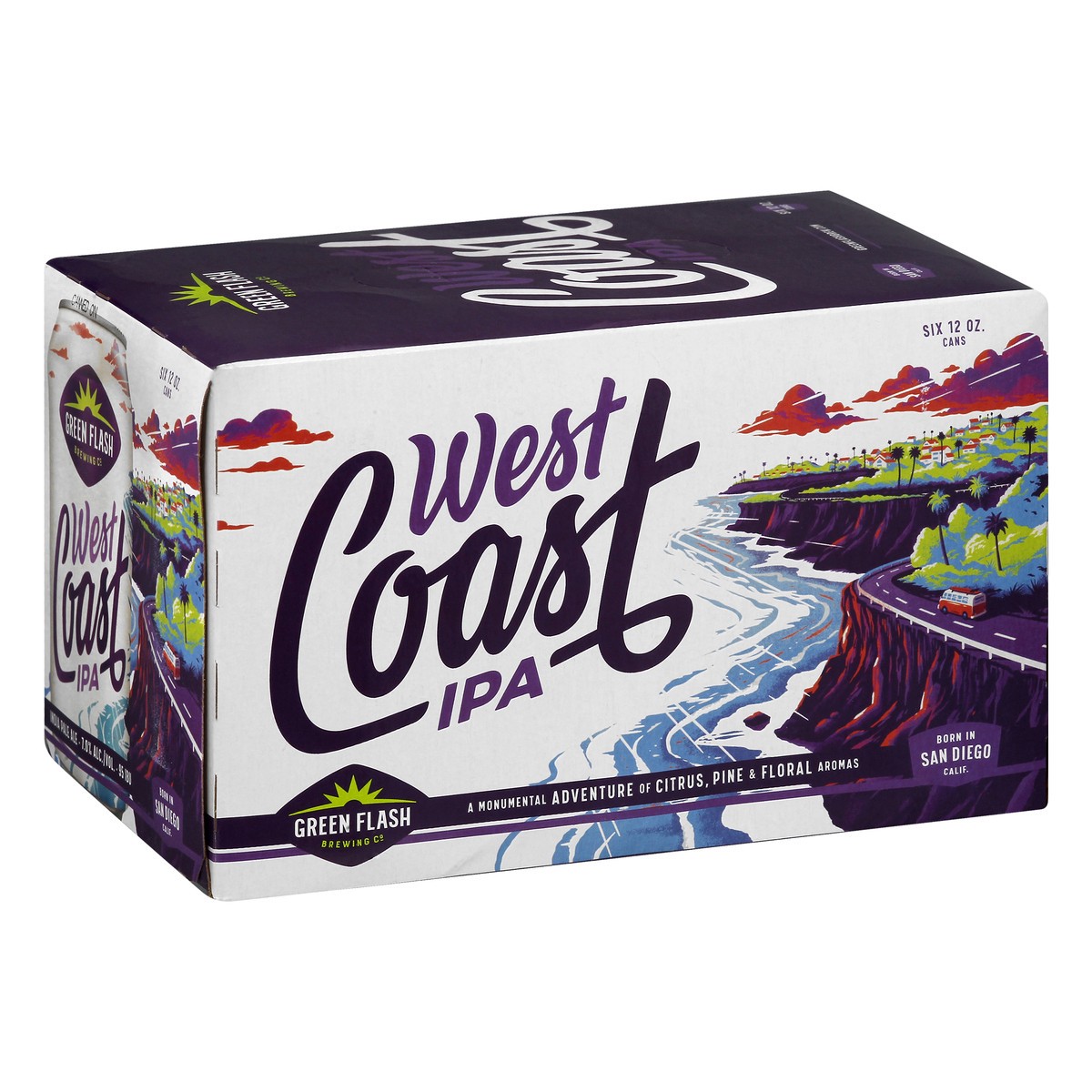 slide 8 of 9, Green Flash Brewing Co. West Coast Beer 6 ea, 6 ct; 12 oz