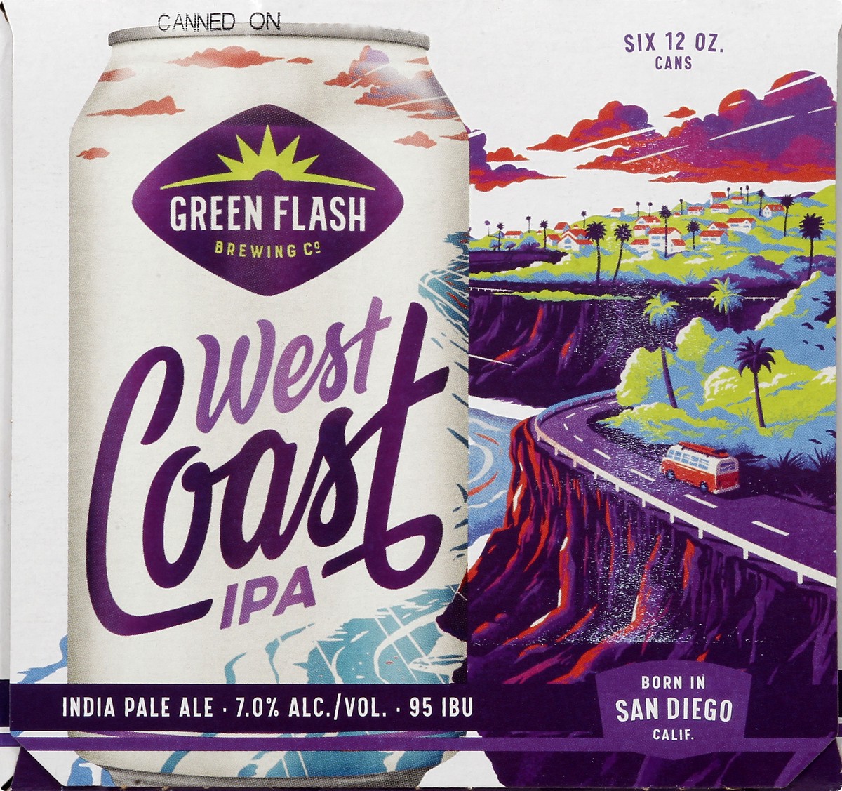 slide 6 of 9, Green Flash Brewing Co. West Coast Beer 6 ea, 6 ct; 12 oz
