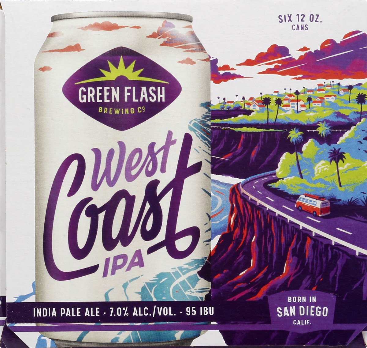 slide 4 of 9, Green Flash Brewing Co. West Coast Beer 6 ea, 6 ct; 12 oz