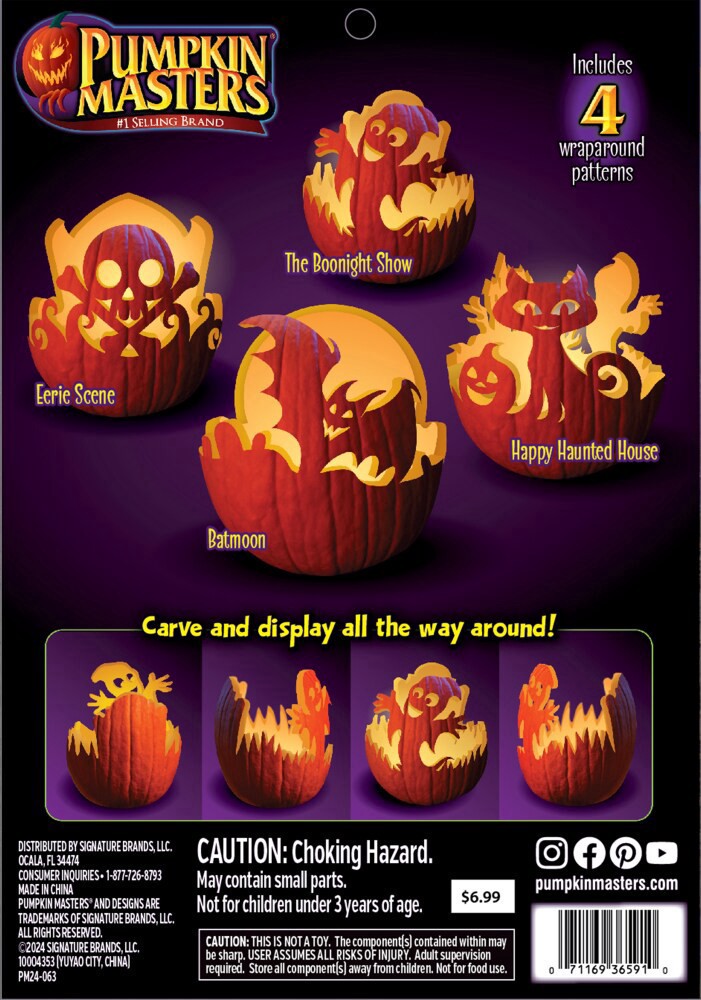 slide 2 of 3, Pumpkin Masters 360 Carving Kit, 1 ct