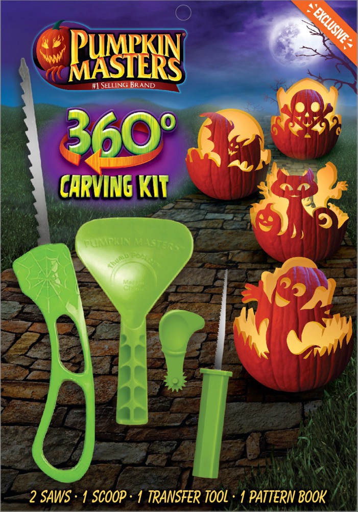 slide 1 of 3, Pumpkin Masters 360 Carving Kit, 1 ct