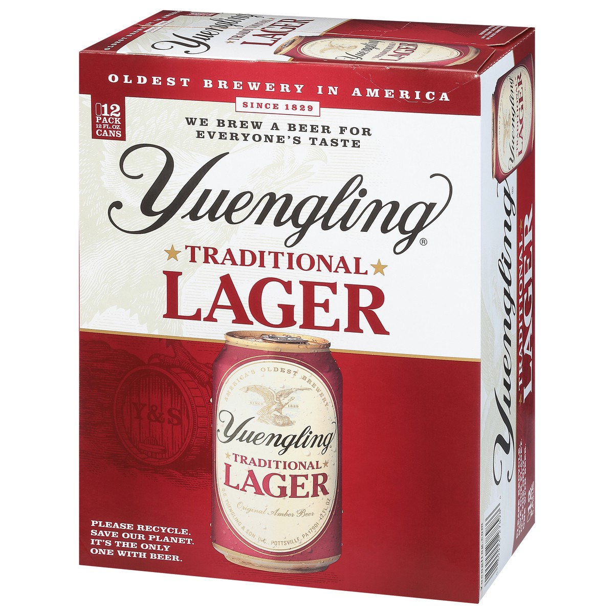 slide 9 of 9, Yuengling Traditional Lager Beer 12 - 12 fl oz Cans, 12 ct; 12 oz