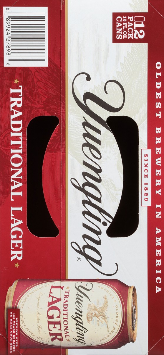 slide 3 of 9, Yuengling Traditional Lager Beer 12 - 12 fl oz Cans, 12 ct; 12 oz